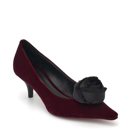 VELVET POINTED PUMPS TRUPA
