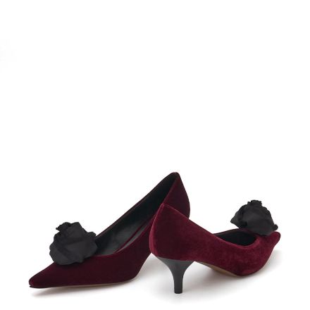 VELVET POINTED PUMPS TRUPA