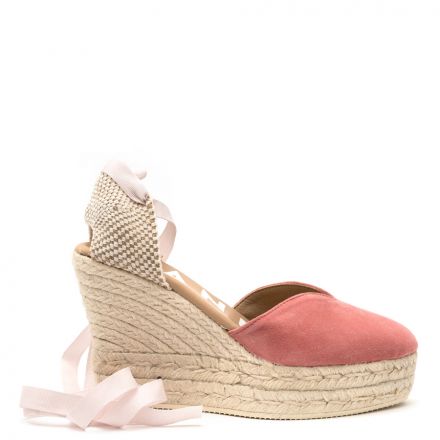 HAMPTONS SUEDE WEDGE ESPADRILLES