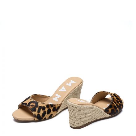 SERENGETI PONY HAIR MULES ΜΕ ΠΛΑΤΦΟΡΜΑ WZleo