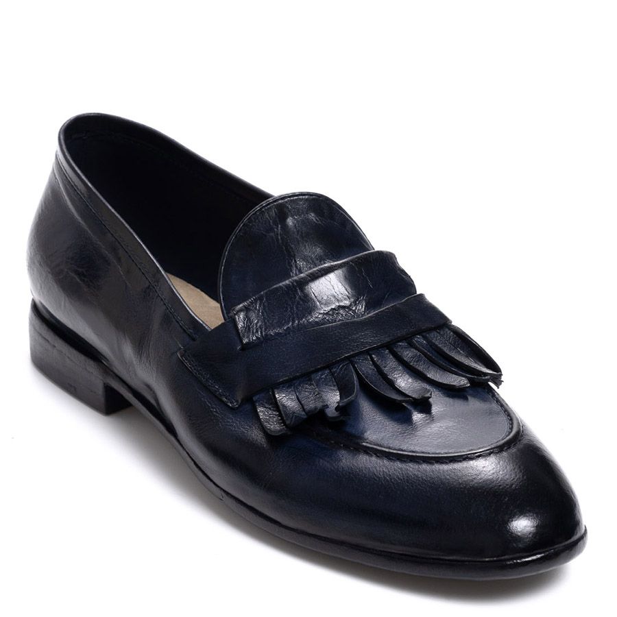 HANDCRAFTED LEATHER LOAFERS 01BV