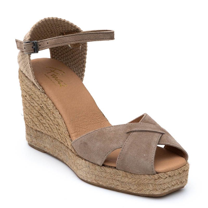SUEDE WEDGE ESPADRILLES 17057