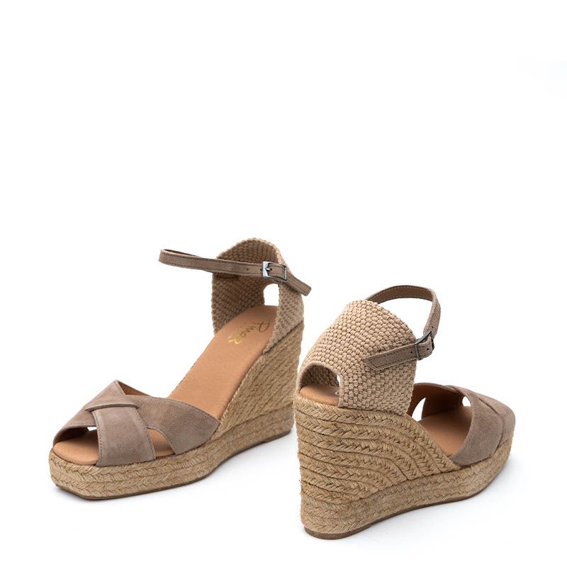 SUEDE WEDGE ESPADRILLES 17057
