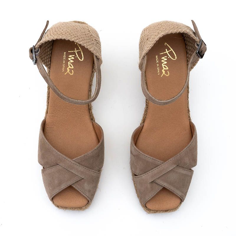 SUEDE WEDGE ESPADRILLES 17057