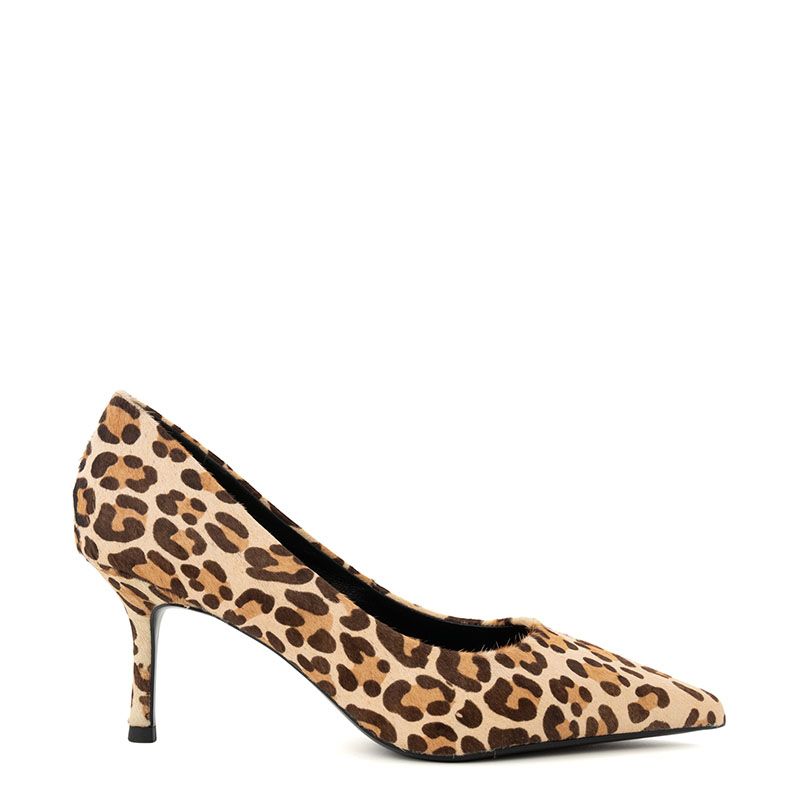 PONY SKIN POINTED PUMPS 208