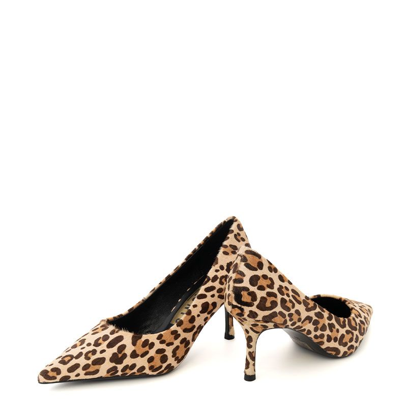 PONY SKIN POINTED PUMPS 208