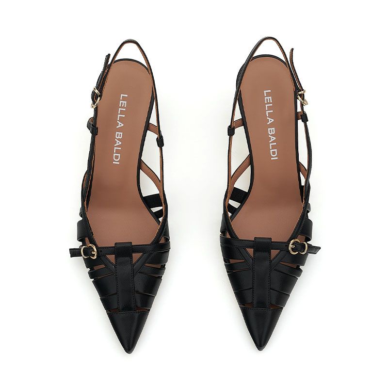 SLINGBACK ΔΕΡΜΑΤΙΝΕΣ ΜΥΤΕΡΕΣ ΓΟΒΕΣ 2513