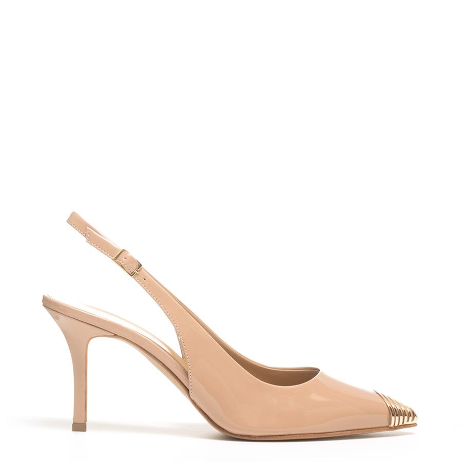 PATENT LEATHER POINTED PUMPS