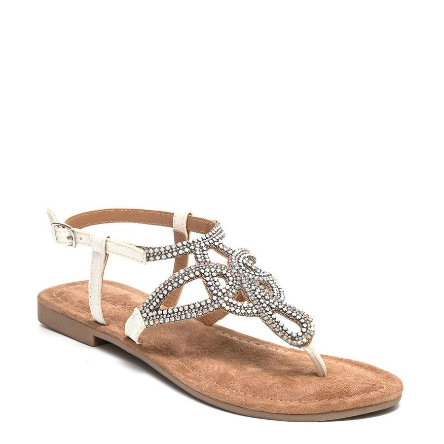 LEATHER FLAT SANDALS
