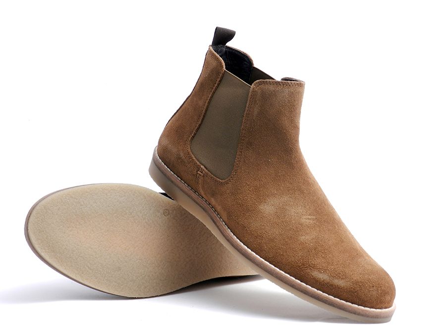 SUEDE CHELSEA BOOTS 343401GAR