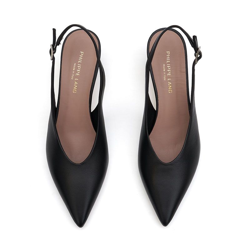 SLINGBACK ΔΕΡΜΑΤΙΝΕΣ ΓΟΒΕΣ 400423