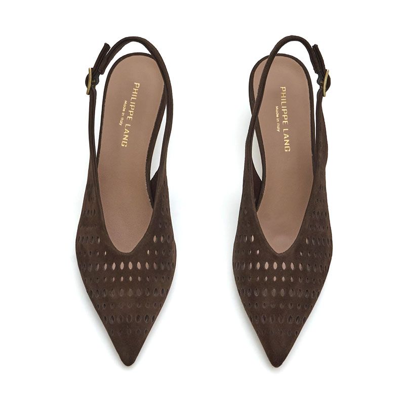 SLINGBACK ΔΙΑΤΡΗΤΕΣ ΚΑΣΤΟΡΙΝΕΣ ΓΟΒΕΣ 400424