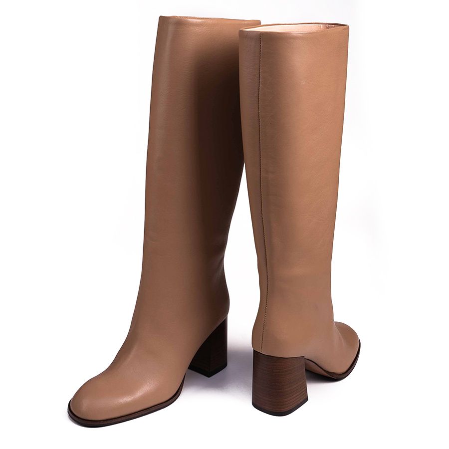 LEATHER HEELED BOOTS 5460V