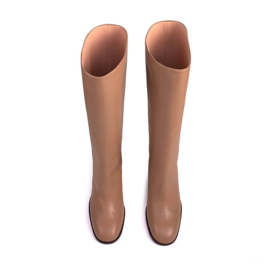 LEATHER HEELED BOOTS 5460V