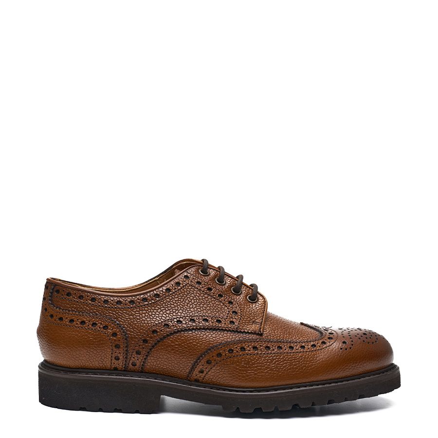 LEATHER LACE UP SHOES 0028655