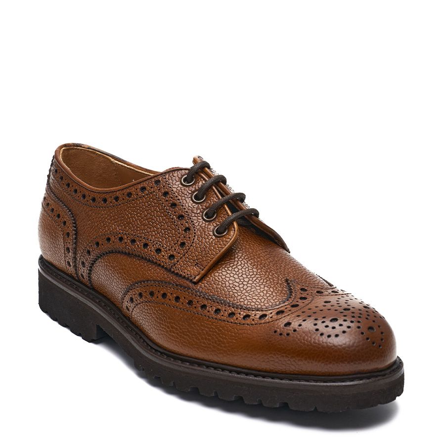 LEATHER LACE UP SHOES 0028655