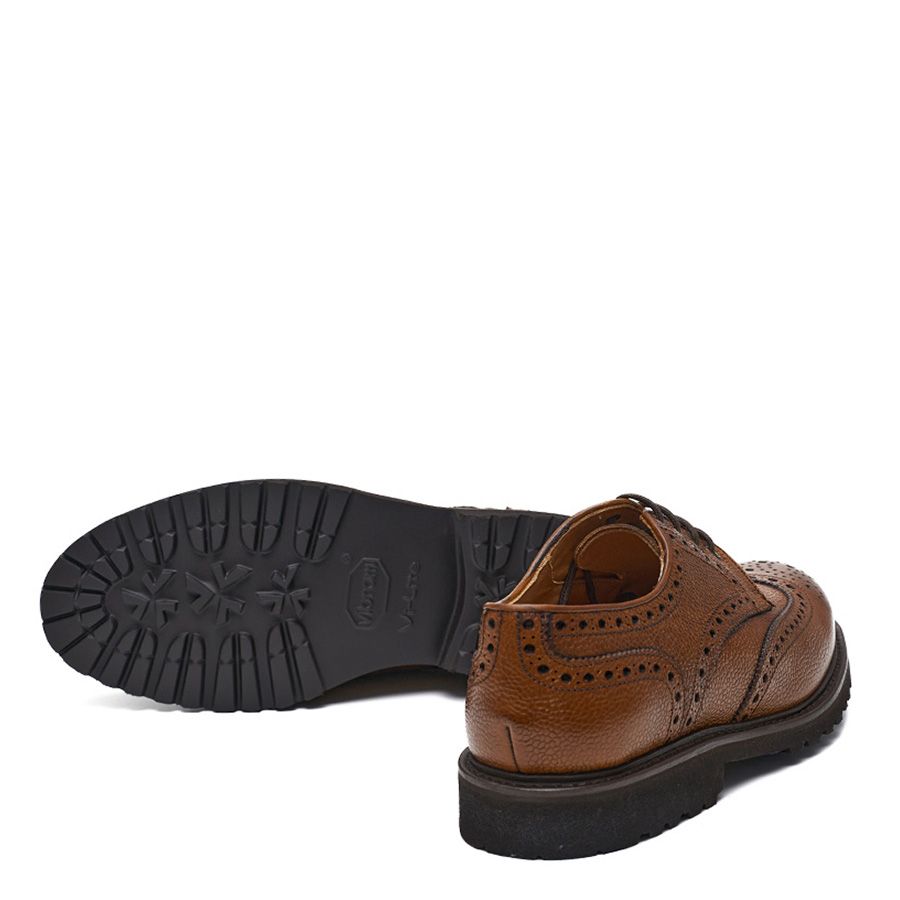 LEATHER LACE UP SHOES 0028655
