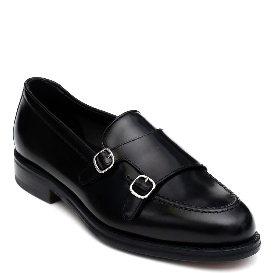 LEATHER DOUBLE MONK LOAFERS 2095594