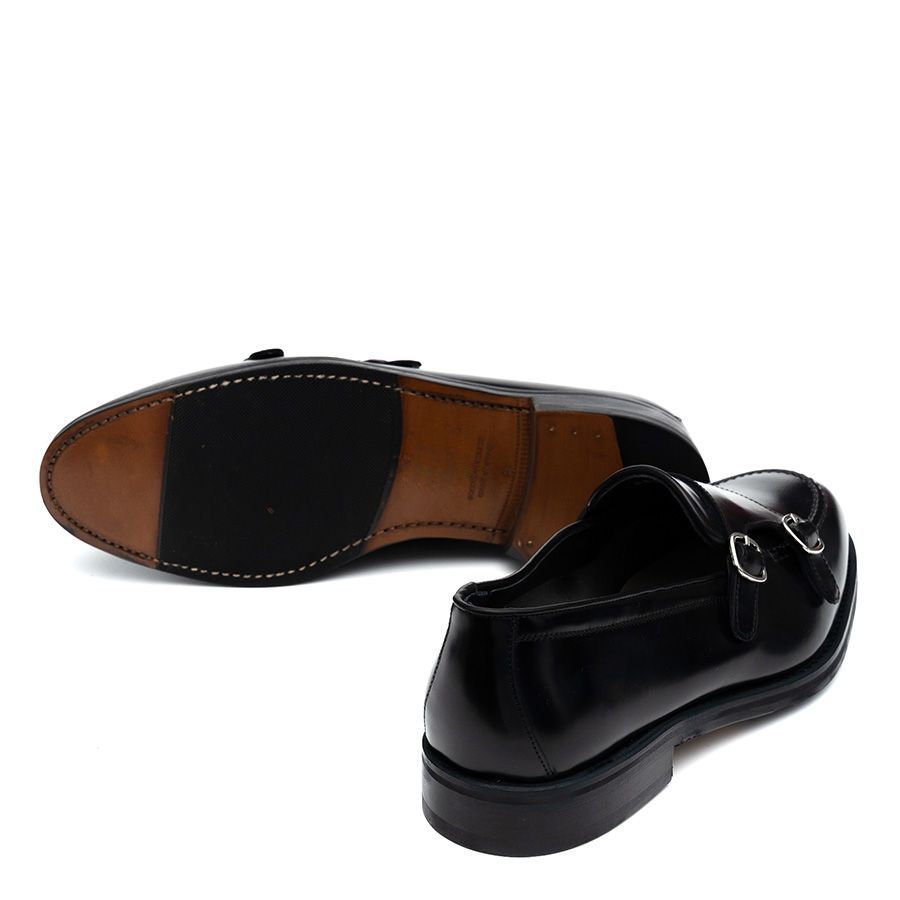 LEATHER DOUBLE MONK LOAFERS 2095594