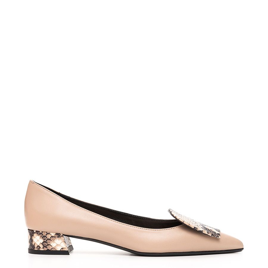 LEATHER POINTED PUMPS