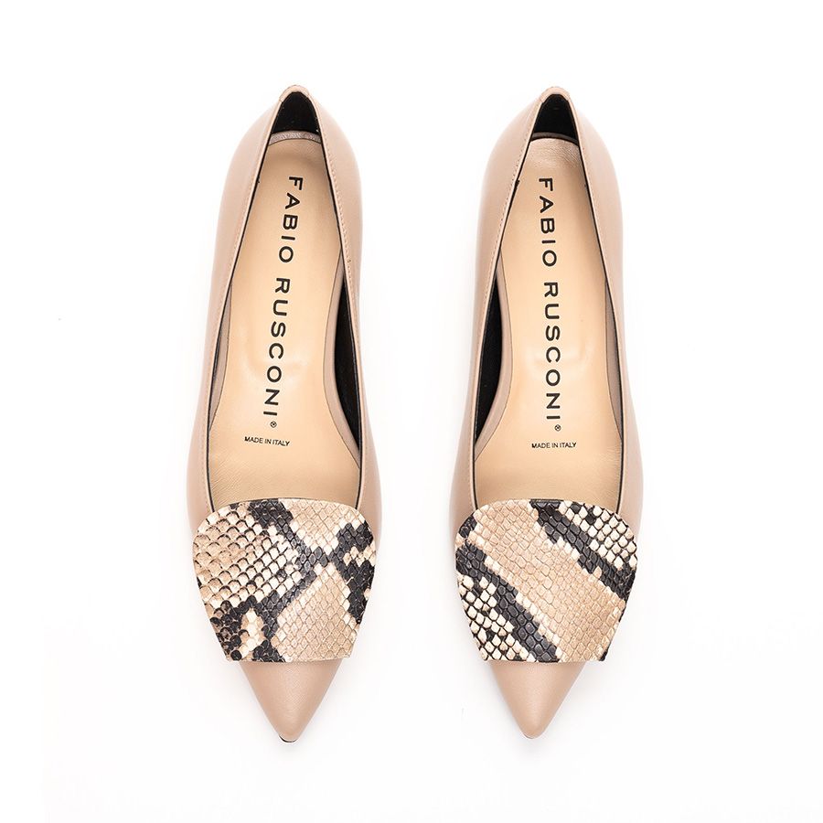 LEATHER POINTED PUMPS