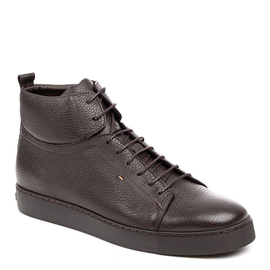 LEATHER LACE UP BOOTS