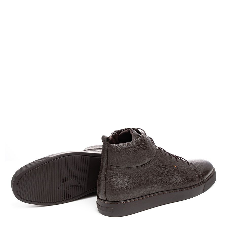 LEATHER LACE UP BOOTS