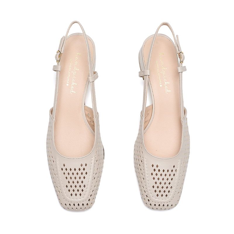 SLINGBACK ΔΕΡΜΑΤΙΝΕΣ ΓΟΒΕΣ 072651V