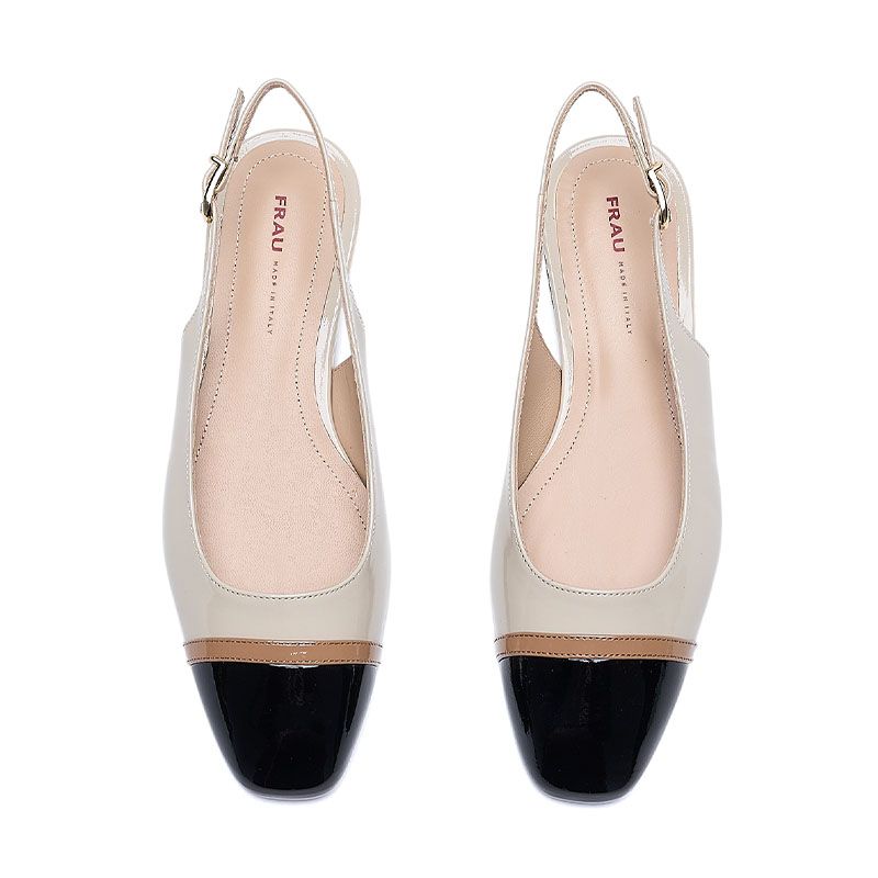 SLINGBACK ΛΟΥΣΤΡΙΝΙ ΔΕΡΜΑΤΙΝΕΣ ΓΟΒΕΣ 91K0
