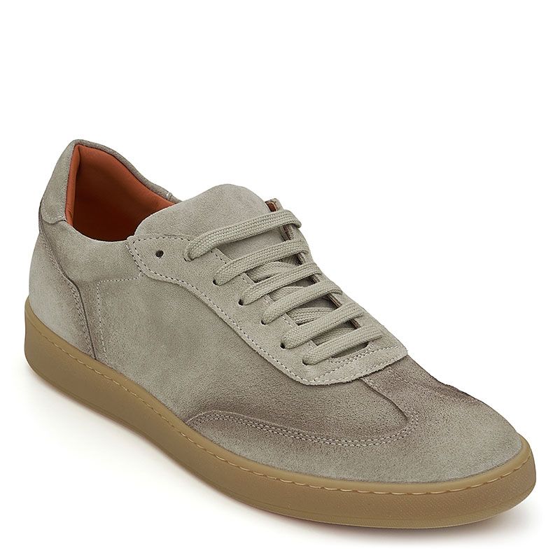 HANDCRAFTED SUEDE LOW TOP SNEAKERS 010A600SC/SPIAGGIA
