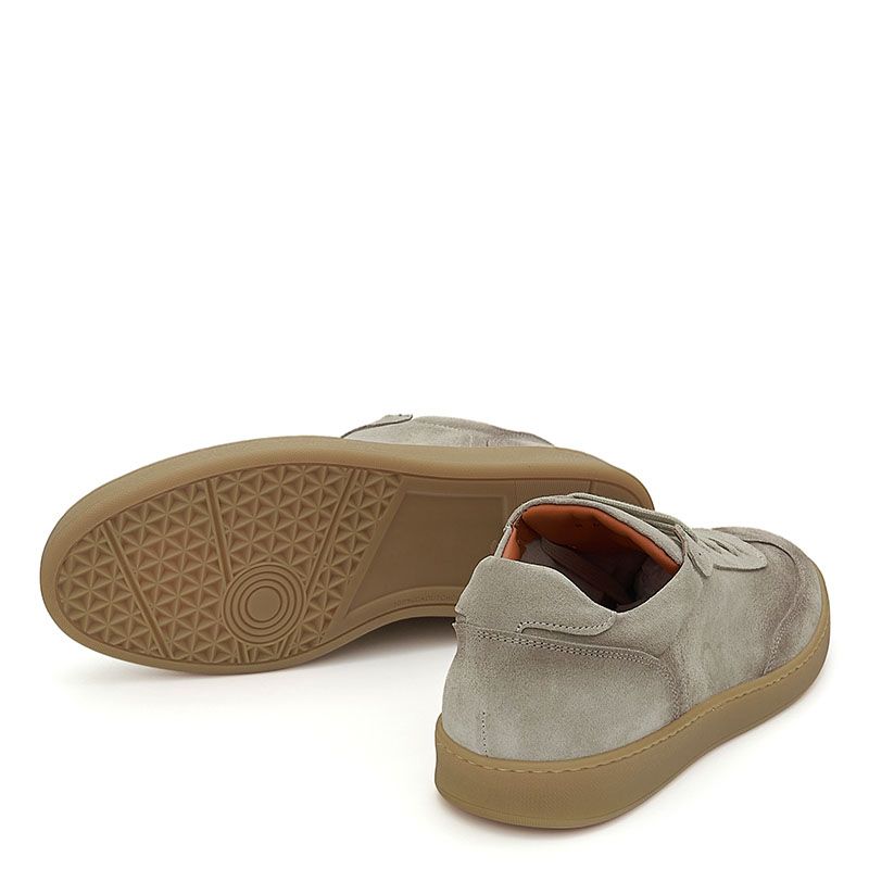 HANDCRAFTED SUEDE LOW TOP SNEAKERS 010A600SC/SPIAGGIA