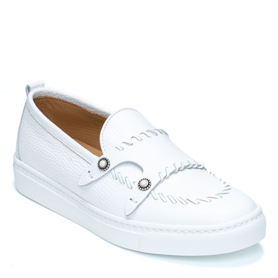LEATHER MONK STRAP LOAFERS