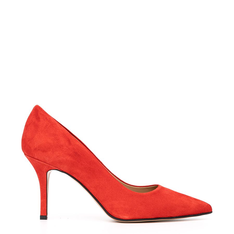 SUEDE POINTED PUMPS