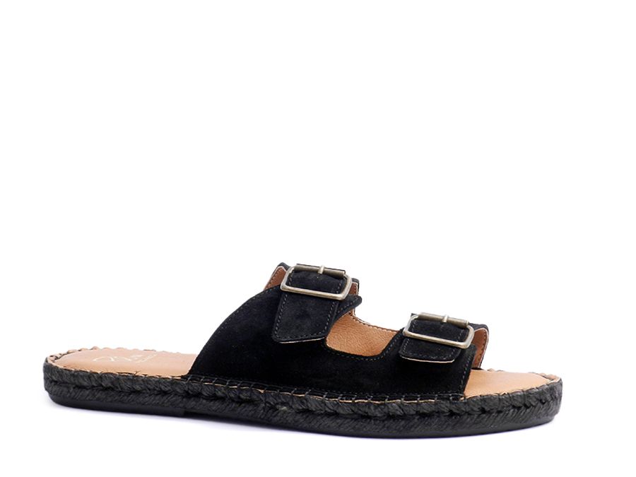 SUEDE SLIDES BRIK