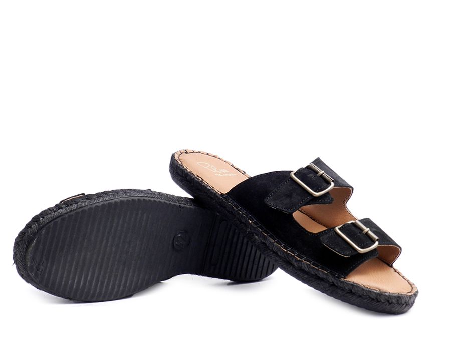 SUEDE SLIDES BRIK