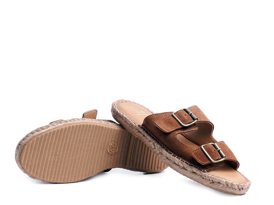SUEDE SLIDES BRIK