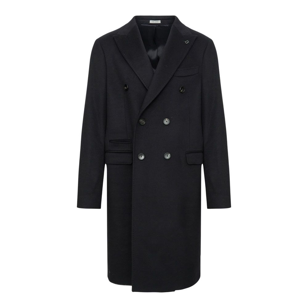 LONG DOUBLE-BREASTED COAT CANNESc100
