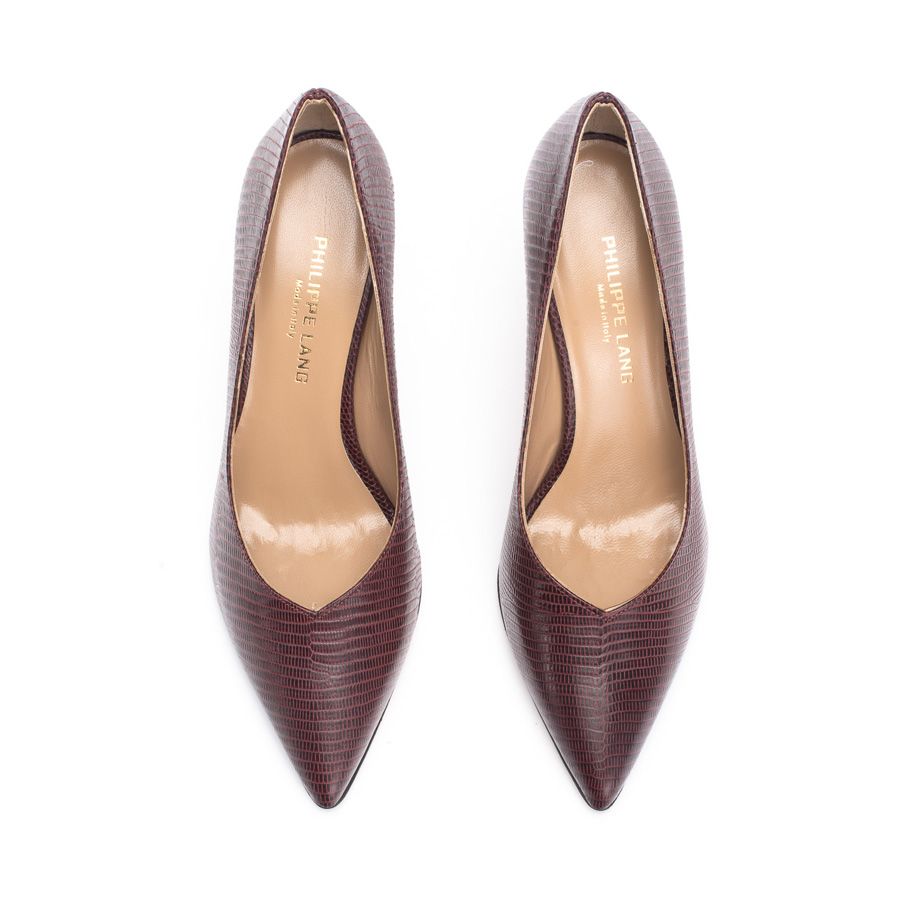 LEATHER POINTED PUMPS