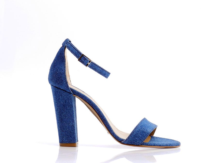 DENIM HIGH HEEL SANDALS 300E74B_JEANS