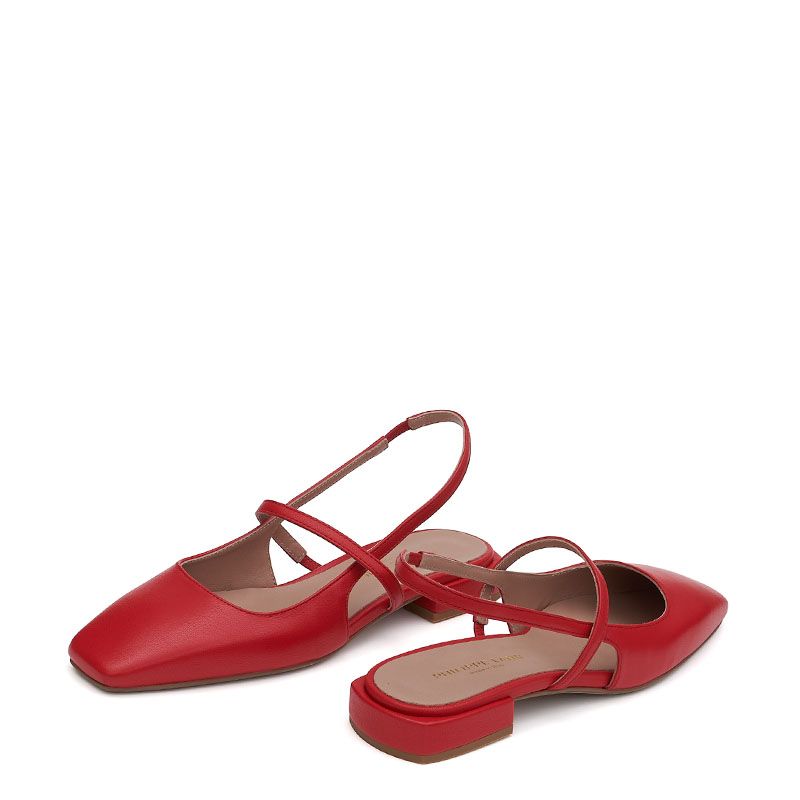 SLINGBACK ΔΕΡΜΑΤΙΝΕΣ ΓΟΒΕΣ 400463