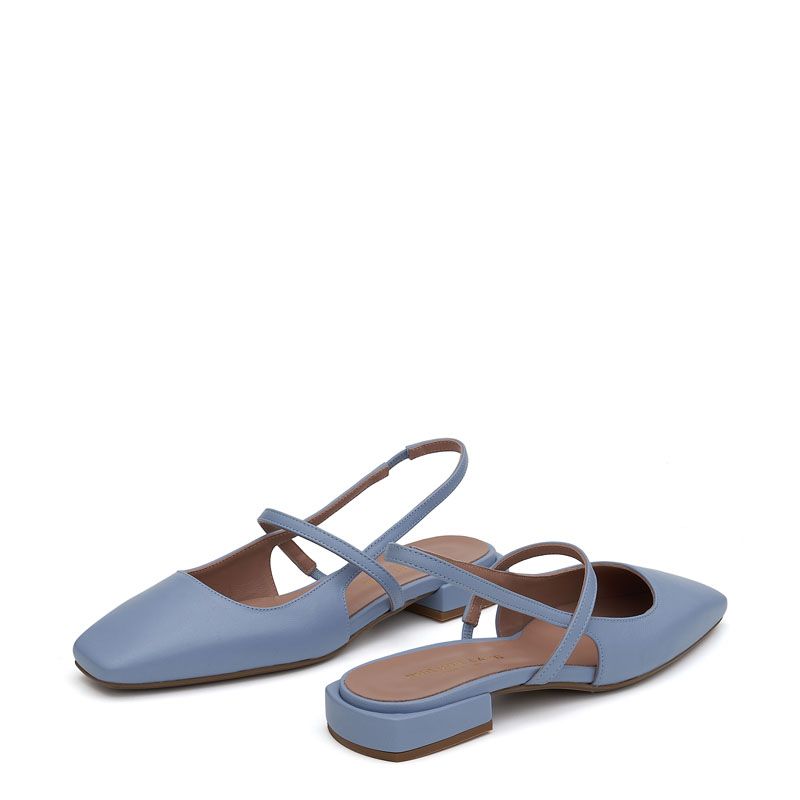 SLINGBACK LEATHER PUMPS 400463