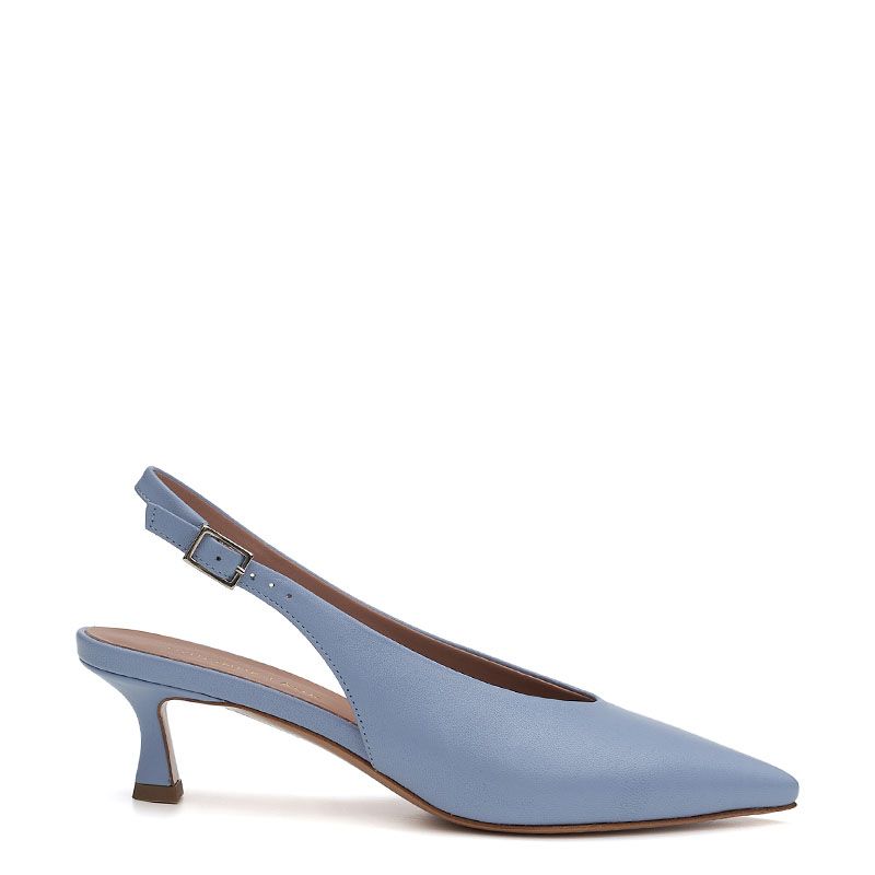 SLINGBACK LEATHER PUMPS 400423