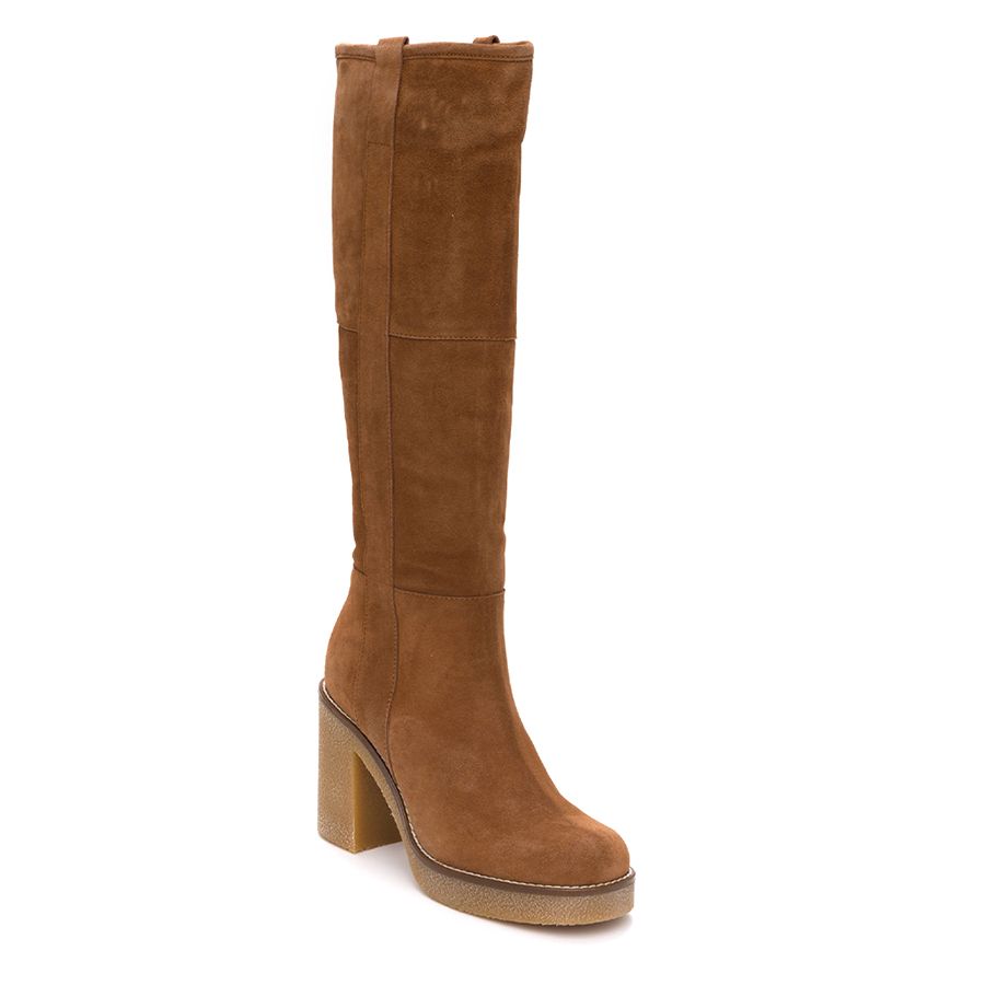 LEATHER HEELED BOOTS