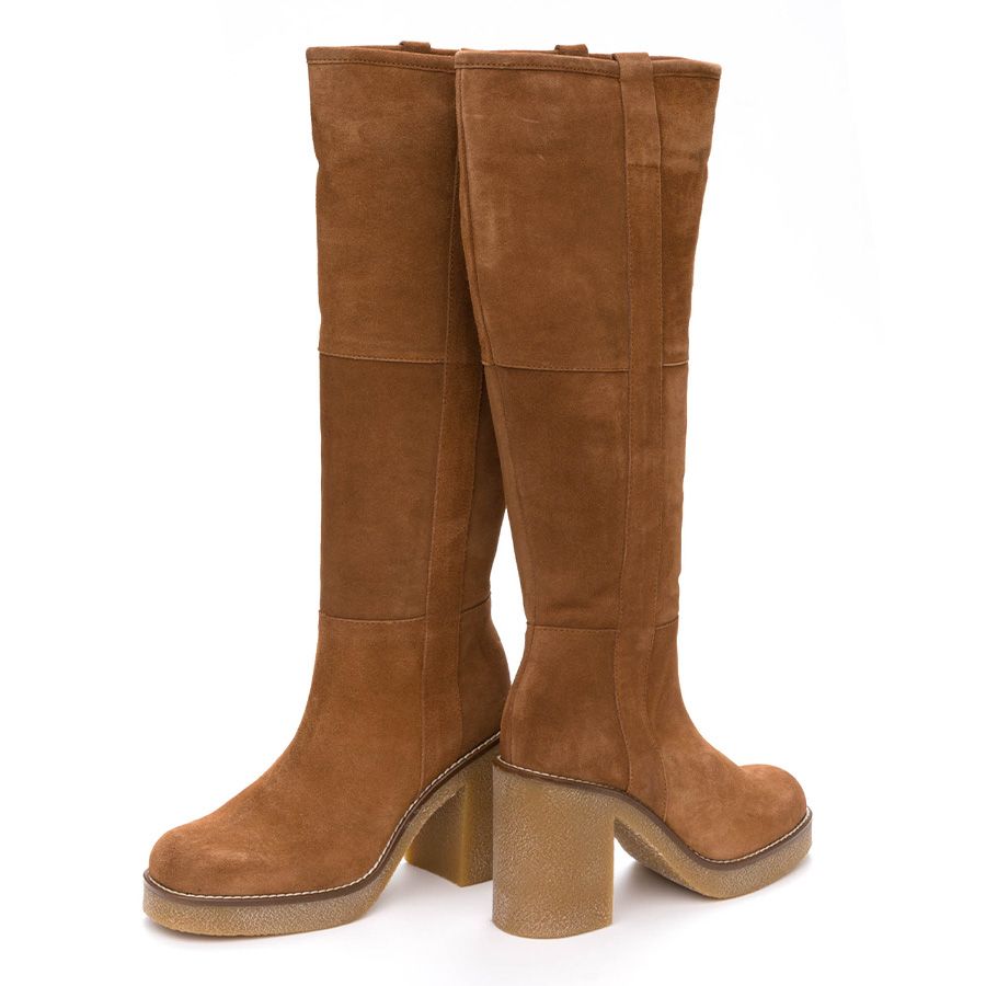 LEATHER HEELED BOOTS