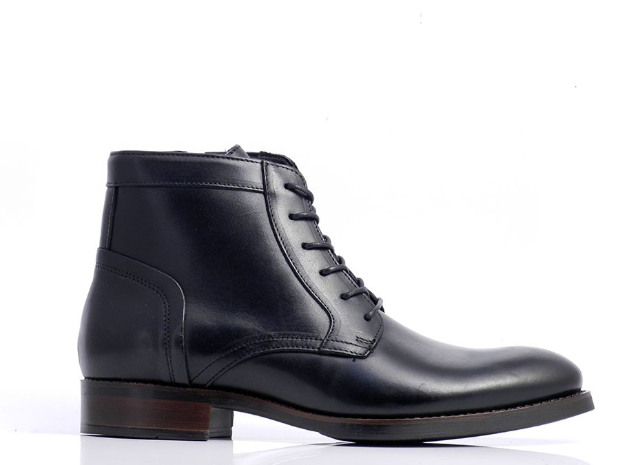 LEATHER LACED BOOTS 343401DJA