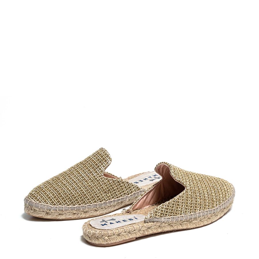 YUCATAN RAFFIA MULES