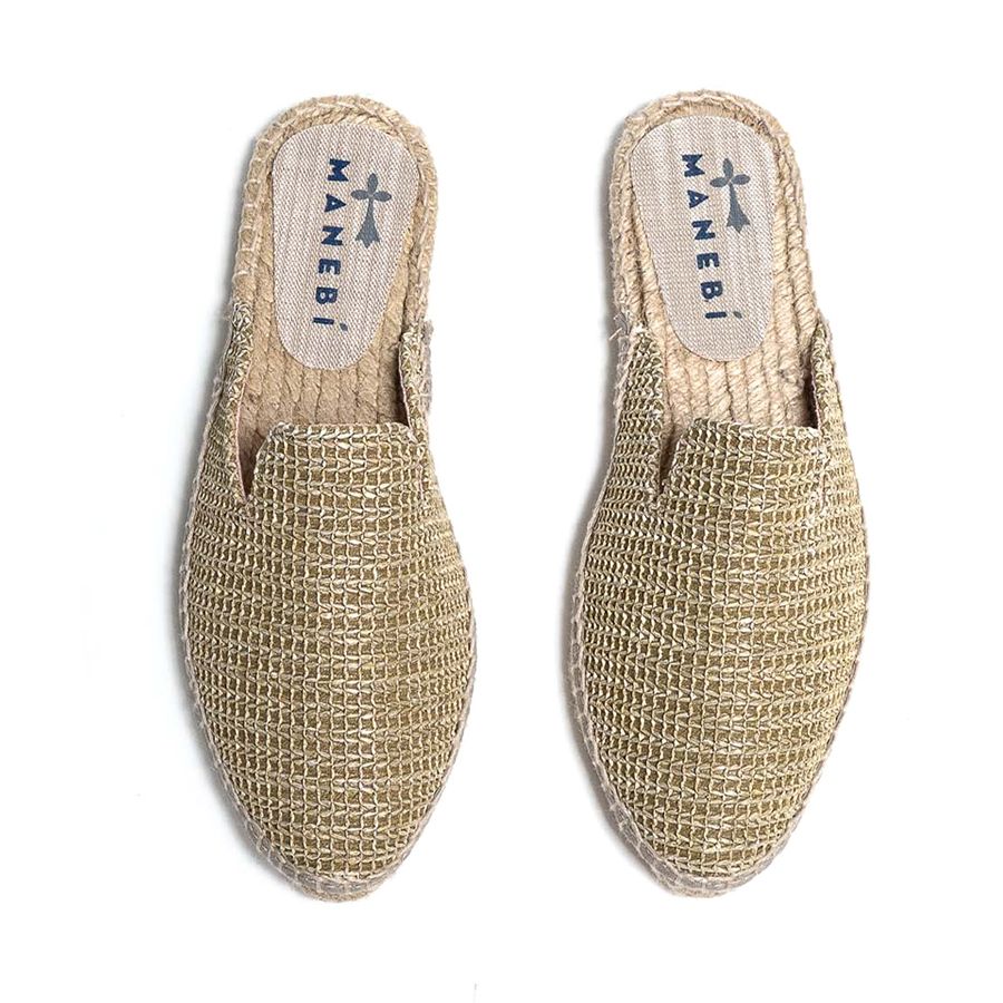 YUCATAN RAFFIA MULES