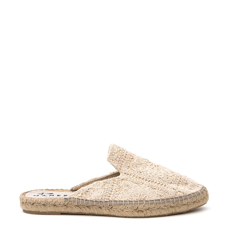 COTTON CROCHET MULES M0cot