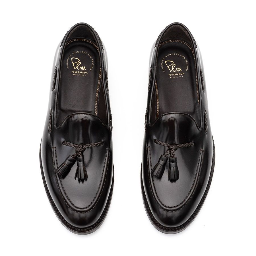 HANDCRAFTED LEATHER LOAFERS 348PM02V