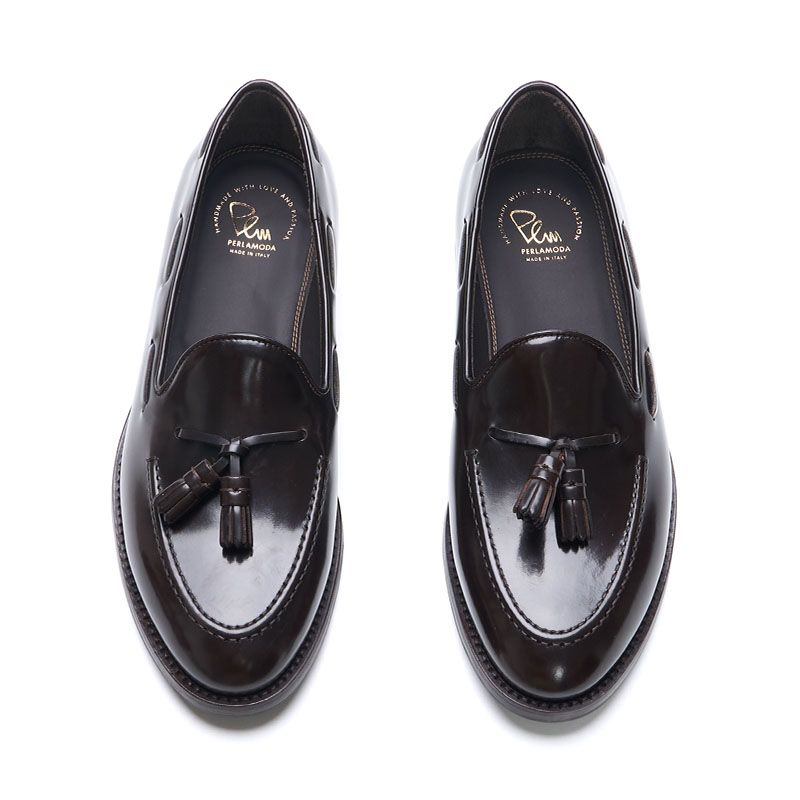 HANDCRAFTED LEATHER LOAFERS 348PM02V